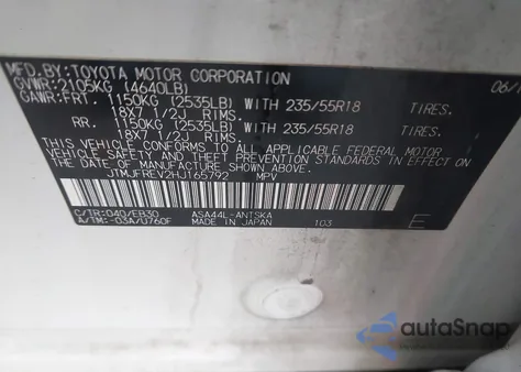 2017 Toyota Rav4 Se from USA, damaged, VIN JTMJFREV2HJ165792